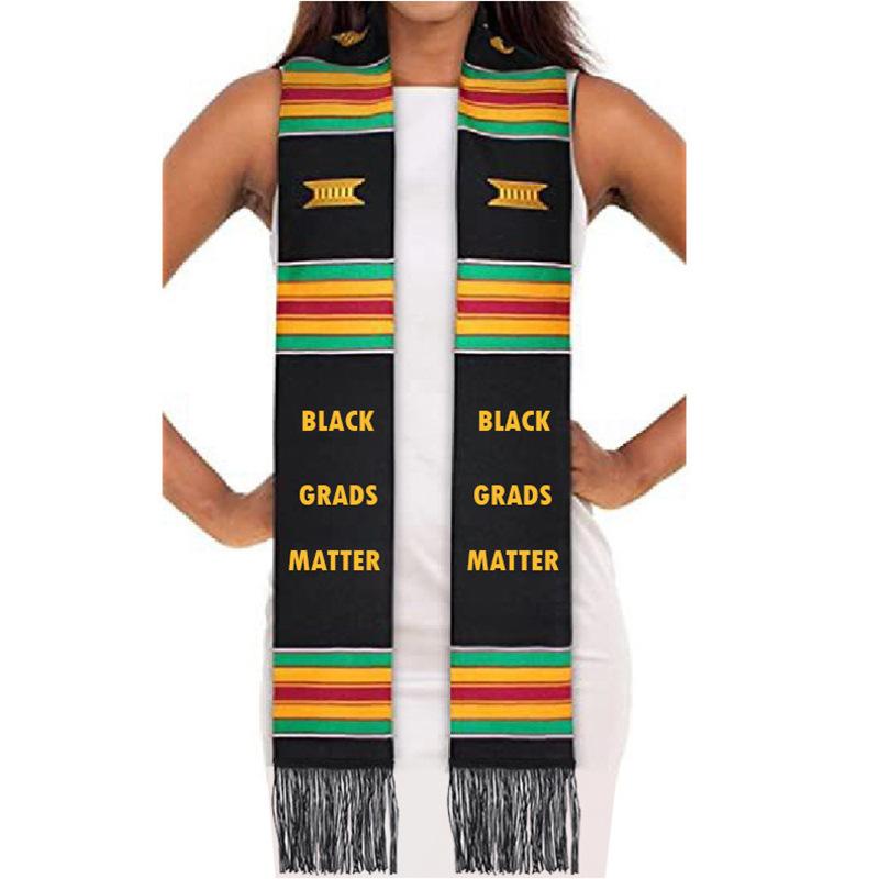 Graduation Stole Class of 2026| Celebrate Culture with the African Graduation Stole Senior 2026 Graduation Sash, Class Of 2026 School Ceremony Decorations