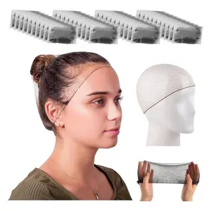 50pcs Hair Nets, Disposable Hats, Braided Hairnets, Ballet Dancer Headbands, Kitchen Apron, Dance Costume, Actor Headwear, Versatile Usage