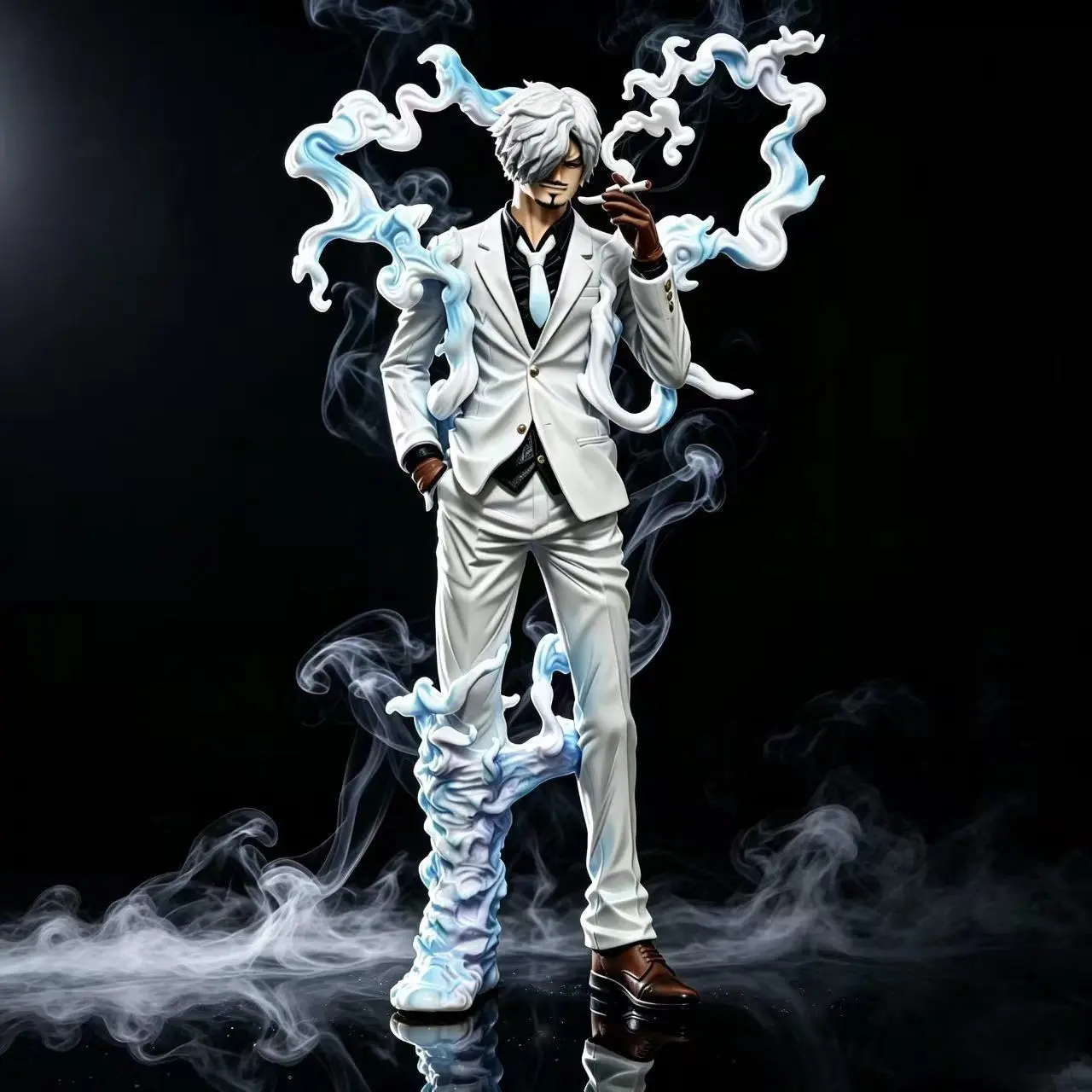 One Piece Figure Sanji Gk Statue, Anime Collectible Model, Desktop Decoration, Trendy Handmade Toy, Perfect Gift for Fans