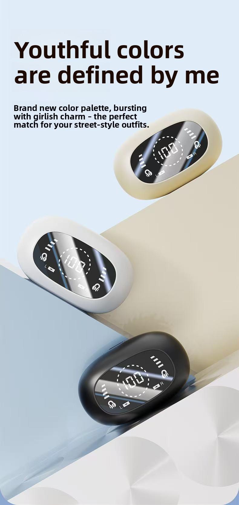 2026 New Berlin Sound Bluetooth Headphones with Ultra-Long Battery Life, Large Power, Bone Conduction, Non-In-Ear, Sports Ear Clip Stereo Bluetooth Headphones