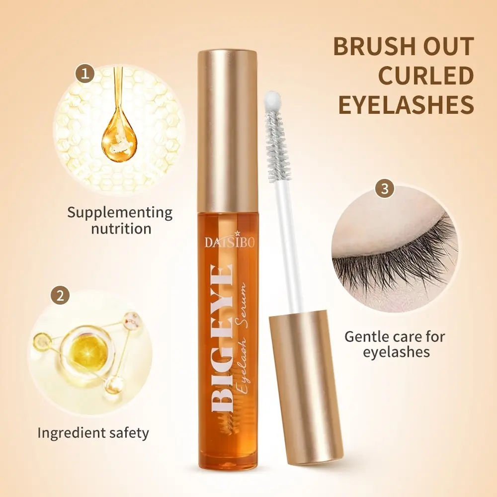 Nourishing Eyelash Serum - Natural Ingredients, Slender and Curling Eyelashes, Eye Cosmetics Gel Mascara cream