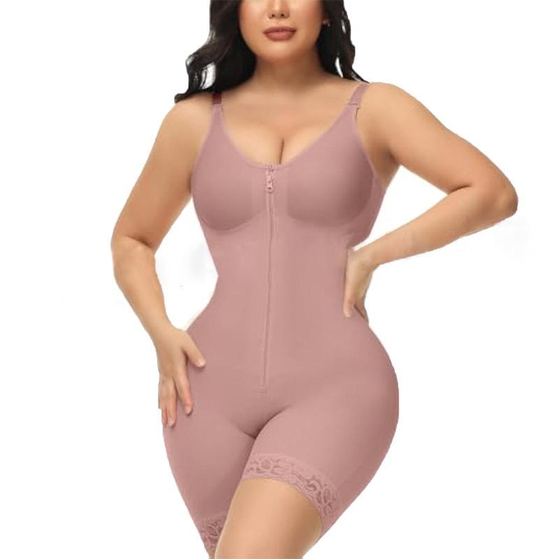 Full Body Shapewear for Women Tummy Control Fajas Colombianas Butt Lifting Bodysuit Zip Up Body Shaper