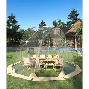 Instant Outdoor Clear Bubble Tent, All Weather Sport Tent Instant Rainproof Camping Rain Shelter for Sports Events, Patio, Fishing