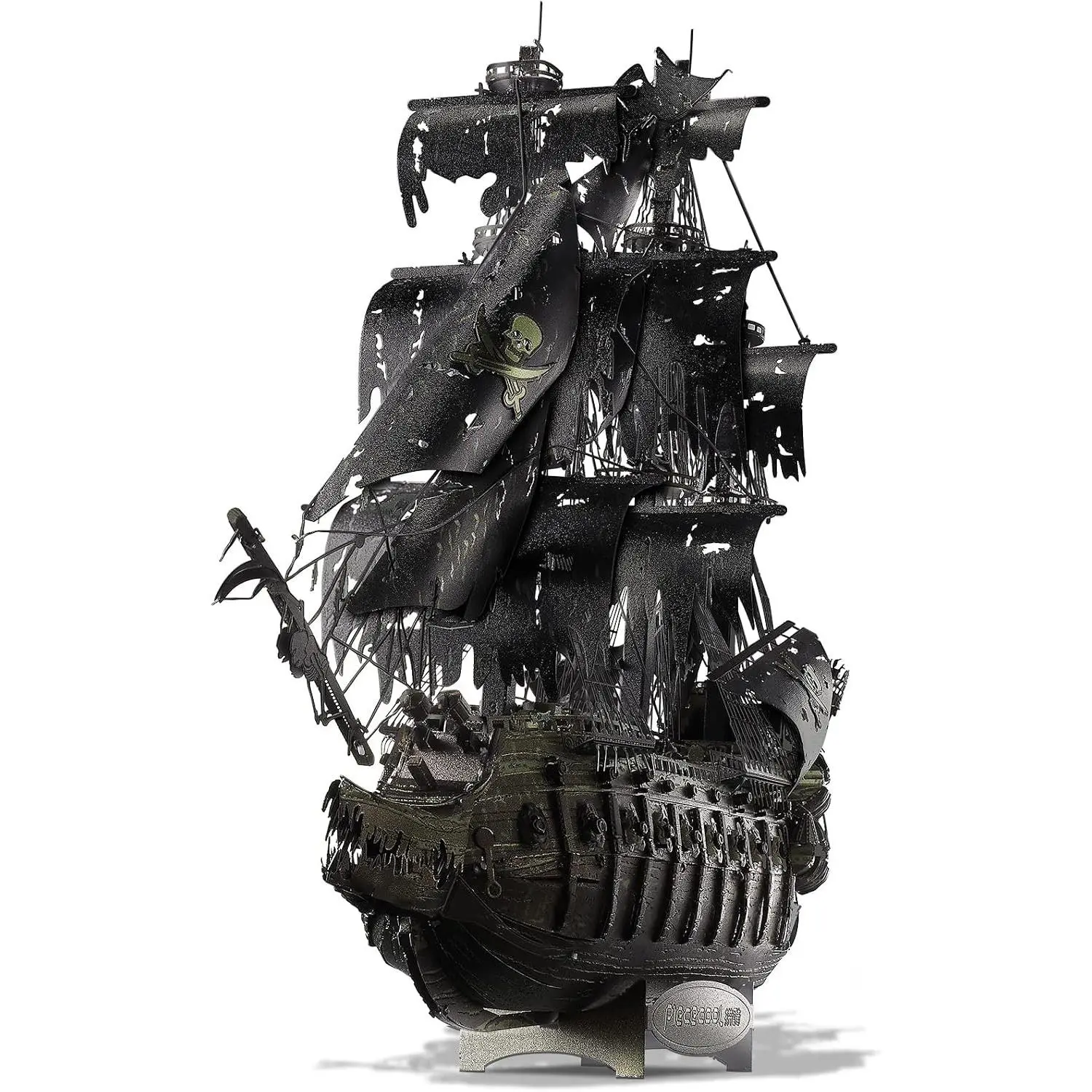 Metal 3D Puzzles for Adults, Flying Dutchman Pirate Ship Model Kits, 3D Watercraft Model Building Kit, DIY Craft Kits Difficult 3D Puzzles for Family Time, Great Christmas Birthday Gifts