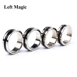Strong Magnetic Magic Ring: Master Illusions with This Sleek Finger Prop | Invisible Force, Coin Tricks, Party Fun