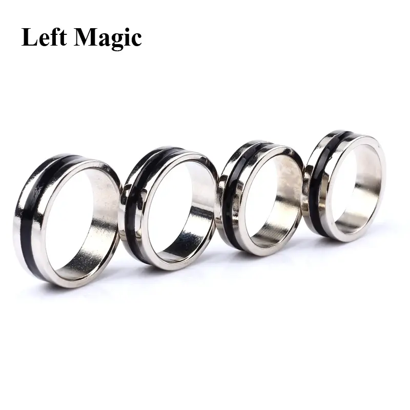 Strong Magnetic Magic Ring: Master Illusions with This Sleek Finger Prop | Invisible Force, Coin Tricks, Party Fun