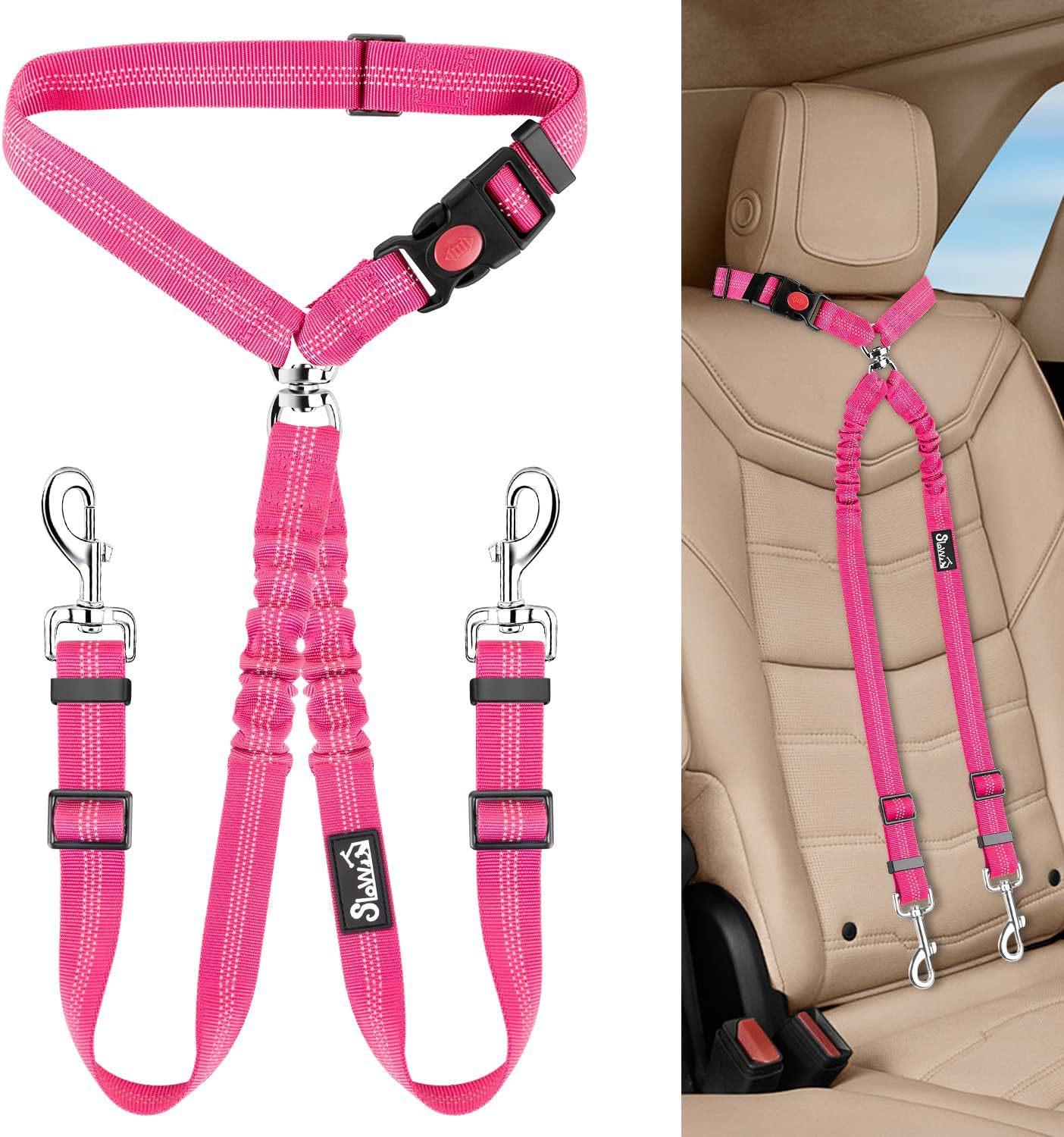 Pet Supplies Double Dog Leash, Coupler Lead, Dog Collar & Pet Safety Belt