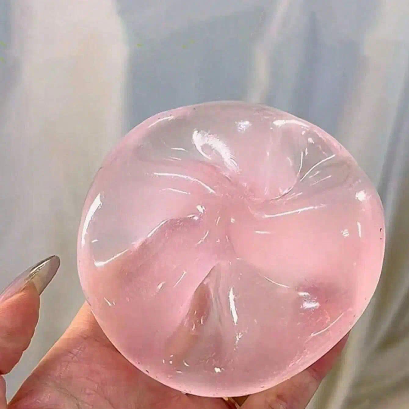 Blue Coconut Squeeze Stress Ball, Soft Slow Rising Squishy Toy, Cute Desk Decor Gift for Home and Office