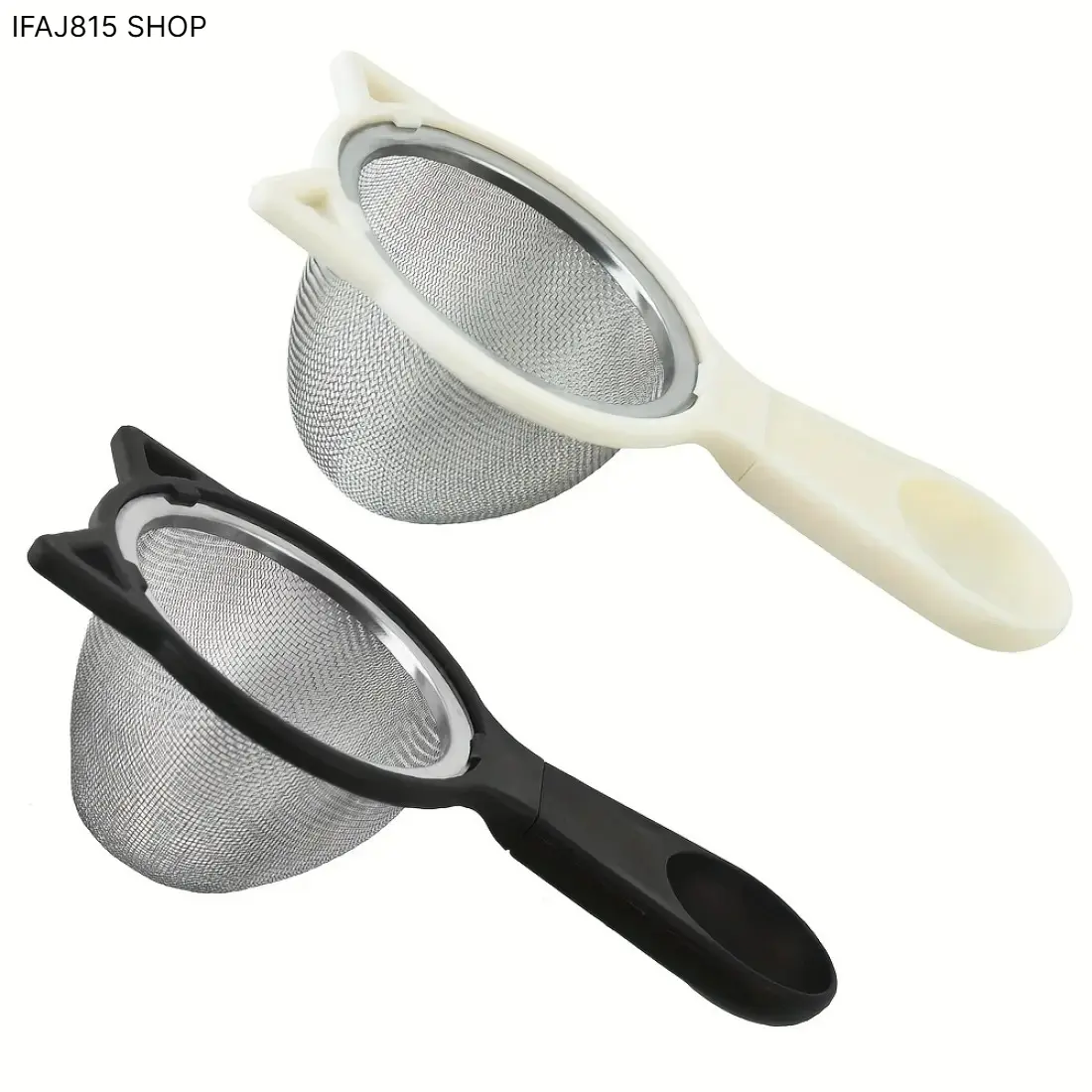 Stainless Steel Fine Mesh Strainer Set - Kitchen Sifter & Colander Tool for Flour, Coffee, Tea, Sugar, Baking Prep, Heat-Resistant Food Strainer for Washing, Draining, Cooking, Durable Gadget for Home Chefs, Food Prep
