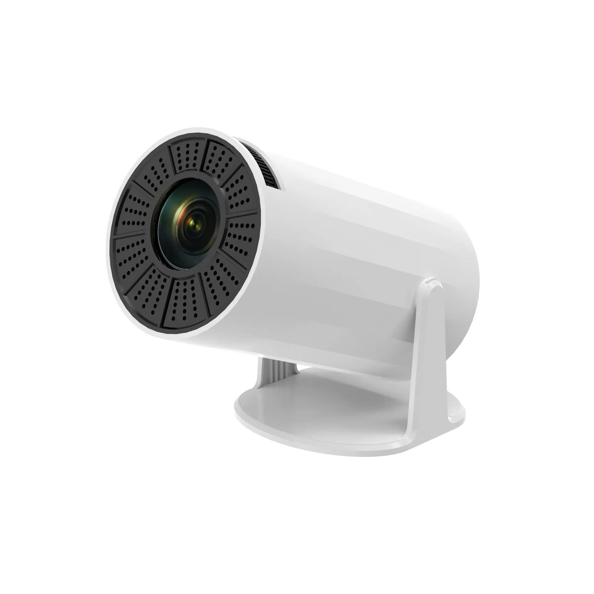 Diamond-shaped 4K Miniature Projector for Home Use, Portable High-Definition Home Theater and Office Projector