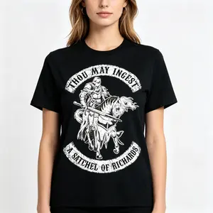 Eat A Bag Of Funny Shakespeare Insult Graphic Unisex Tee |   All-Season Breathable Top