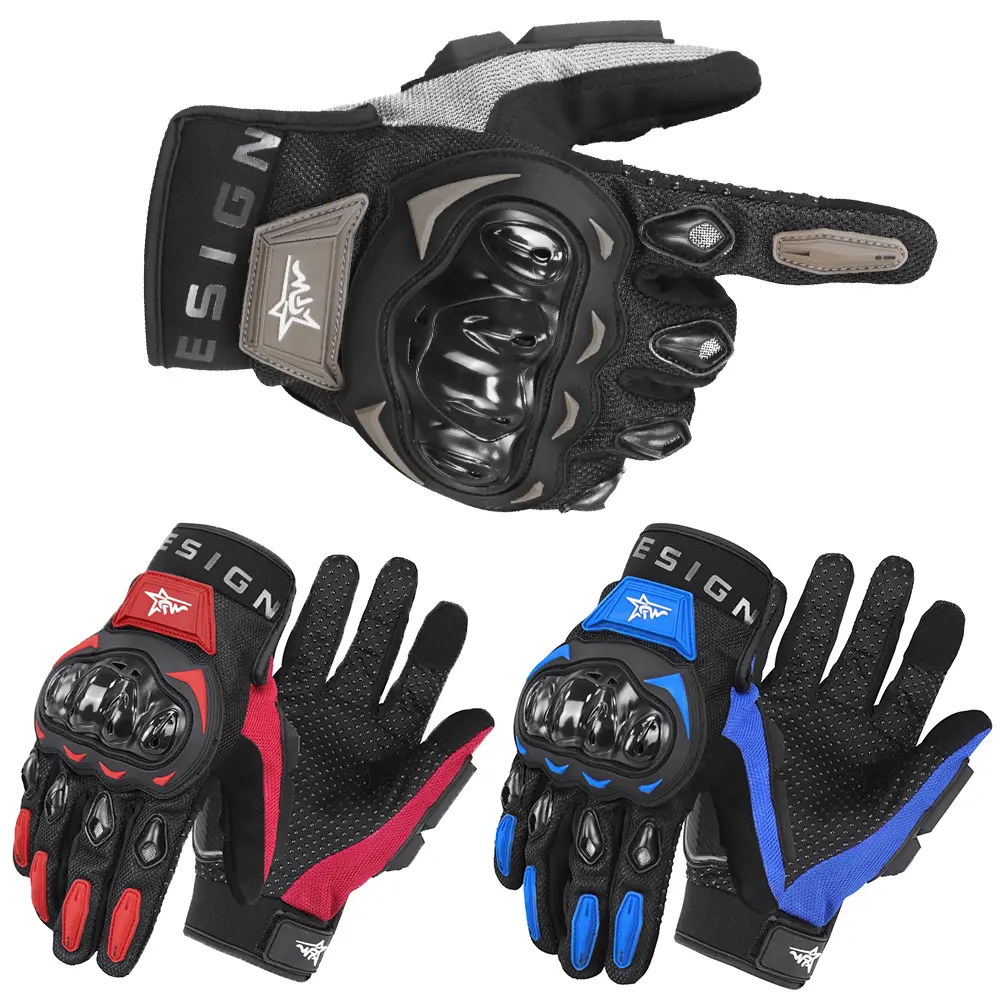 Hard-shell Protective Sports Gloves Suitable for Driving, Cycling, and Motorcycling; Touchscreen-compatible and Anti-slip Multi-purpose Gloves