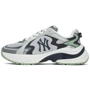 MLB Curve Runner Comfortable Breathable Non-Slip Durable Fabric-Synthetic Low-Top Running Shoes for Men and Women Verifiable, with credentials and supporting global authentication
