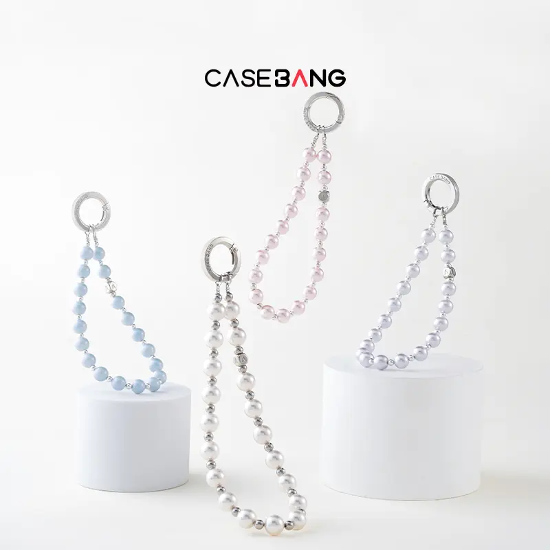 CASEBANG mobile phone lanyard - Pearl Wrist Strap, compatible with most mobile phones and cases