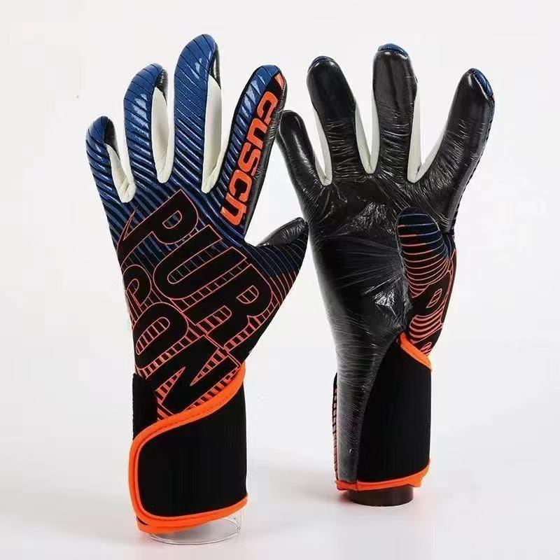 Football goalkeeper gloves for adults and children, professional training goalkeeper gloves, non-slip and wear-resistant latex soccer accessories how to kick a soccer ball
