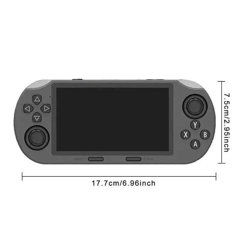 Sf3000 Retro Gaming Console 64g Handheld Video Game System, Preloaded 20000+ Retro Games, 4.5 Inch IPS HD Screen and TV Output Support