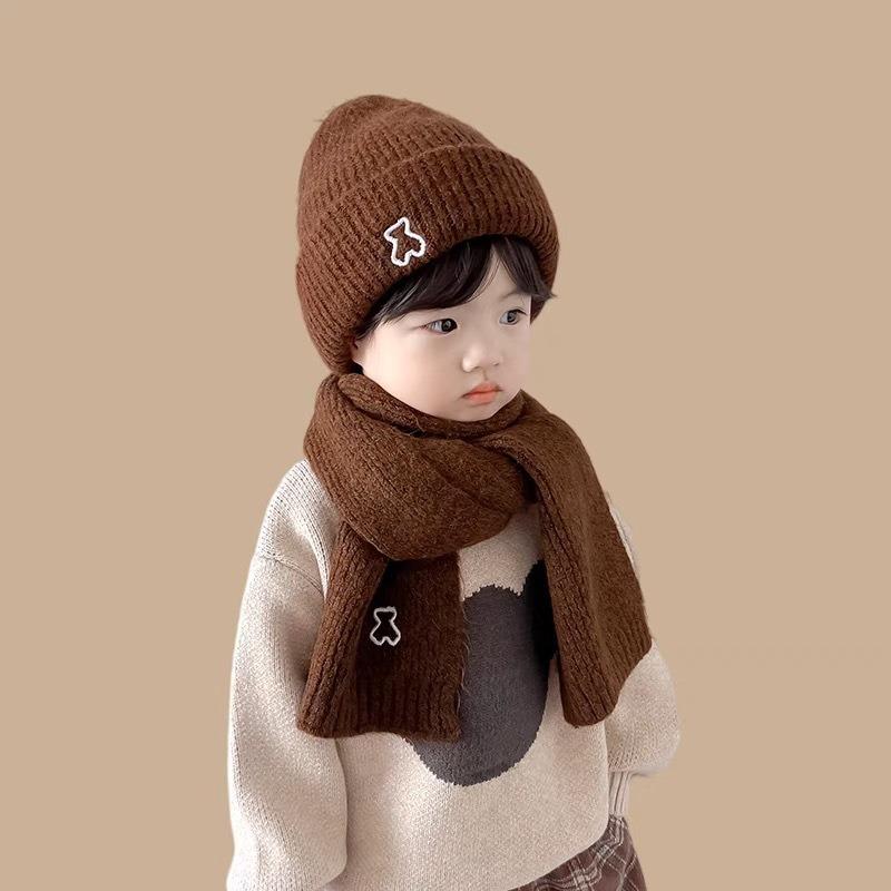 ' Chunky Beanie & Infinity Scarf Set - Winter Hat and Matching Scarf, Stretch Fit for & (Unisex), Christmas Holiday Gift, Party Outfits, Lightweight Warm for snow Play,