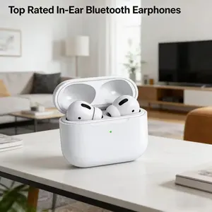 In-Ear Bluetooth Earphones Noise Reduction High Sound Quality Wireless Headsets Ideal for Sports Scenarios.
