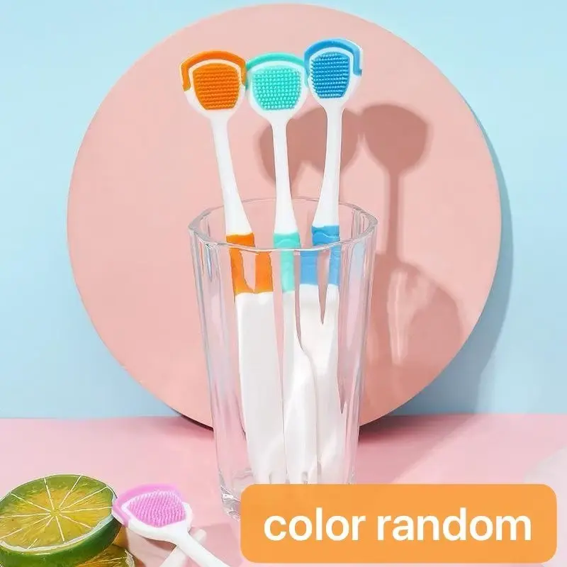 3 Tongue Scrapers Random Colors Portable Fresh Breath Oral Hygiene Tools, Improve Taste No Fragrance, Essential Dental Care Accessories