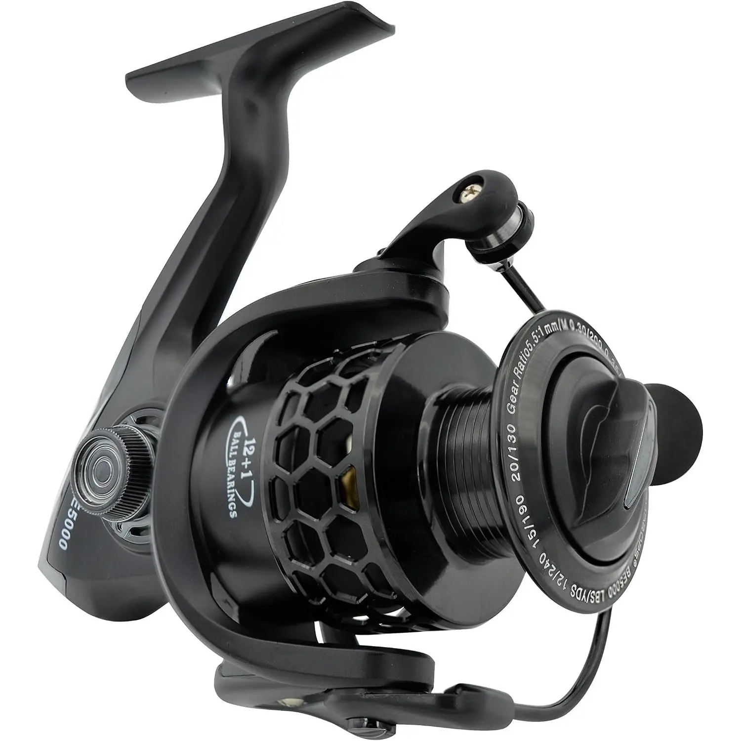 Spinning Fishing Reels 12+1BB Ultra Lightweight Carved  Spool Reels Affordable Smooth Spinning Reels