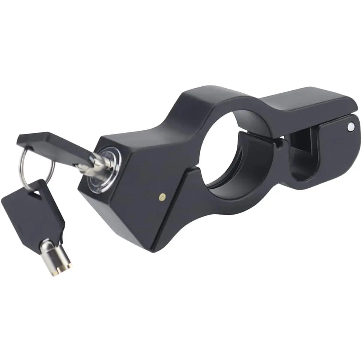 Motorcycle Lock Handlebar Grip Anti-Theft Heavy Duty Throttle Brake Lock for Bike Scooter Moped ATV and Helmet Security