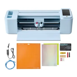 【DealsForYouDays】VEVOR Vinyl Cutting Machine, 12 in, Touchscreen-Controlled Vinyl Cutter, 20000+ Built-in Design Resources, Compatible with Mac, Windows, Android and iOS, for Creating Customized Crafts Cards, Decor