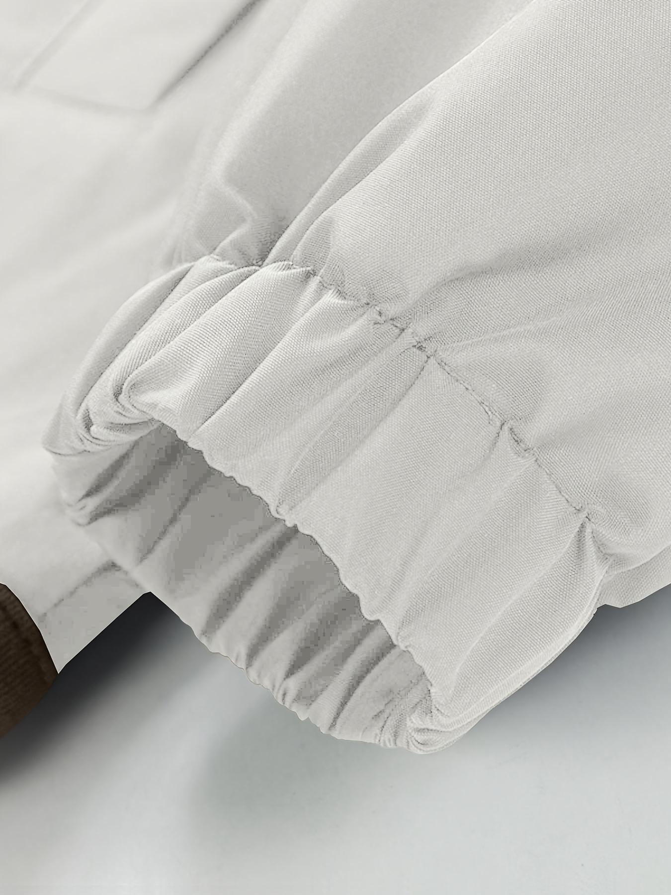 Men's Zip Up Hoodie Coat, Casual Loose Long Sleeve Hooded Sweatshirt Jacket for Daily Wear, Fake Two-Piece Jacket, Men's Clothing for All Seasons, Zip Hooded Longsleeves Menswear Halloween Gifts SpringStatements