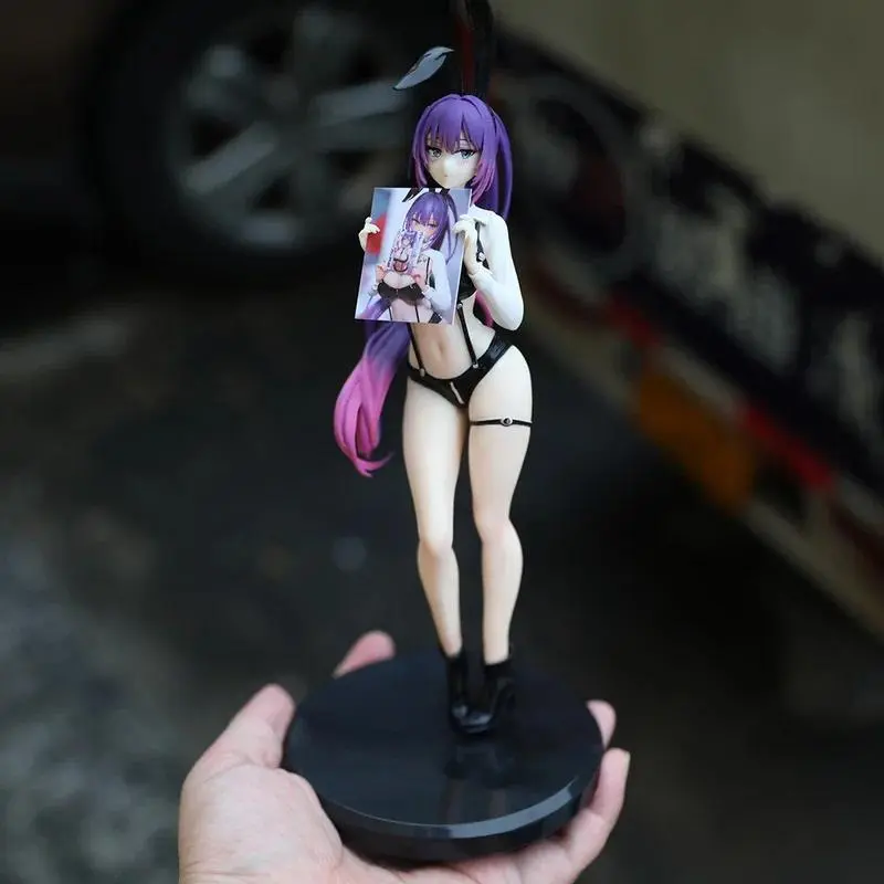 Cute Yuna Bunny Girl Figurine, Anime Character Peripheral, Exquisite Desktop Ornament for Collection & Gifting