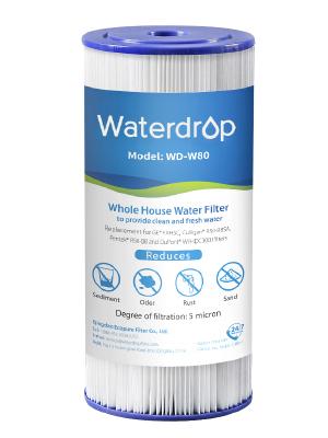 W50PEHD Whole,, W10-PR,® R50-BBSA, GE®FXHSC, GXWH40L, GXWH35F, 5 Micron, 10" x 4.5", High Flow Sediment, Pack of 3