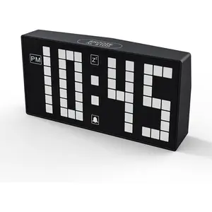 KWANWA Auto-Dimming Digital Alarm Clock with Weekend Mode & Battery Backup, 12/24H DST, Small LED Clock for Bedroom, Desk, Nightstand, Kids, Seniors