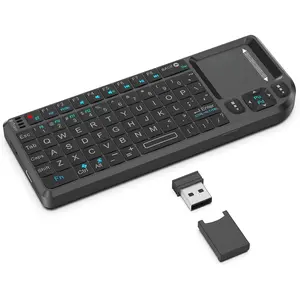 Mini  Keyboard, 2.4G/ 5.1  Mode Rechargeable Portable - for Steam Deck, Fire TV Stick, Raspberry Pi, Field Service, IT Technicians.