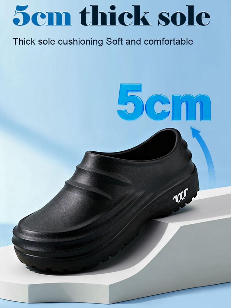 Foamfam Lightweight Waterproof Clogs for Indoor & Outdoor Wear.Easy-Clean, Soft Insole & Built for Garden, Kitchen and Hospital Use.Footwear Walking  nurse shoes
