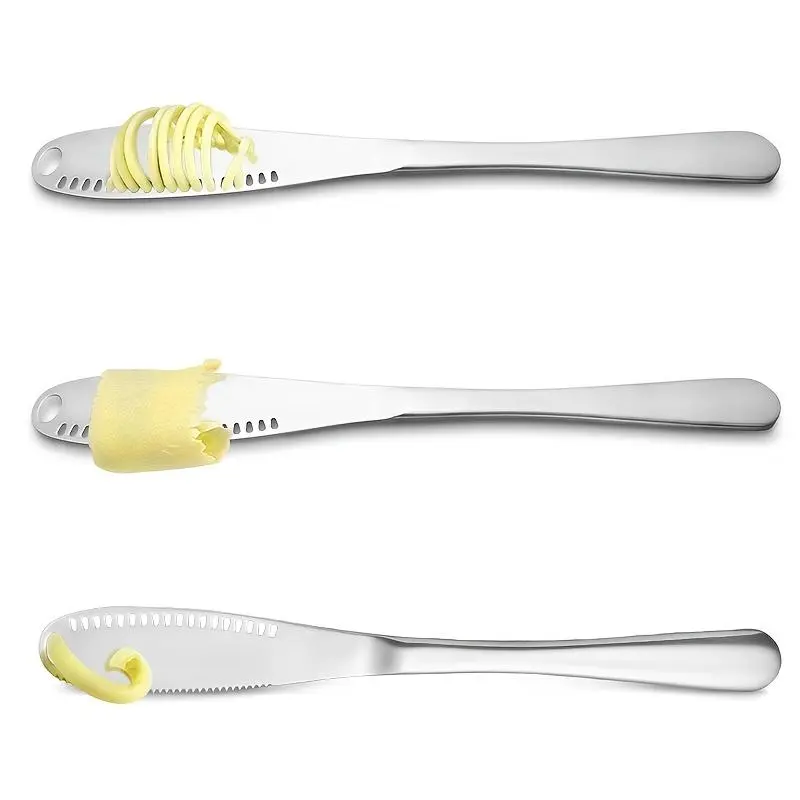 Durable Butter Knife Made of 410 Stainless Steel, Ideal for Cutting Cheese, Jam, And Cream Cheese. A Must-Have Kitchen Tool for Toast And Desserts, Featuring a Stylish Design