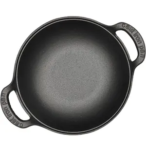 Cast Iron Soup Pot, Non-Stick Corrosion-Resistant, Ideal for Healthy Dinners, Home & Outdoor Use, with Handles, Durable Cookware, Cast Iron Pots