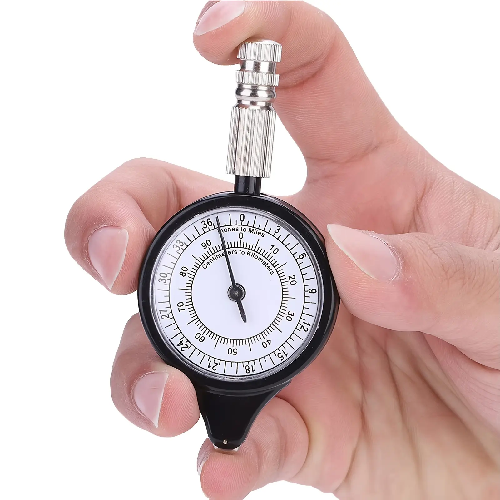 Map Measuring Finder Outdoor Map Measurer Map Measurer Outdoor Map Measurer Distance Caculator Mapping Tool Metal Wheel, Without Battery