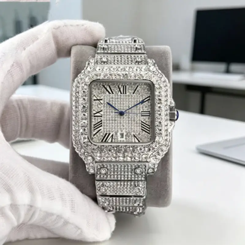 Starry Ice Diamond Roman Numeral Timepiece