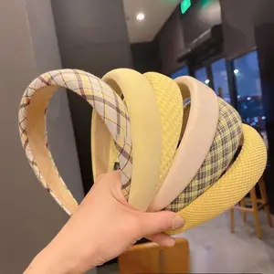 2026 New Sweet Solid Color High Crown Headbands for Women, Premium Elegant Non Slip Wide Hair Hoops, No Headache Comfortable Face Washing Hair Bands, Viral Trendy Daily Wear Hair Accessories