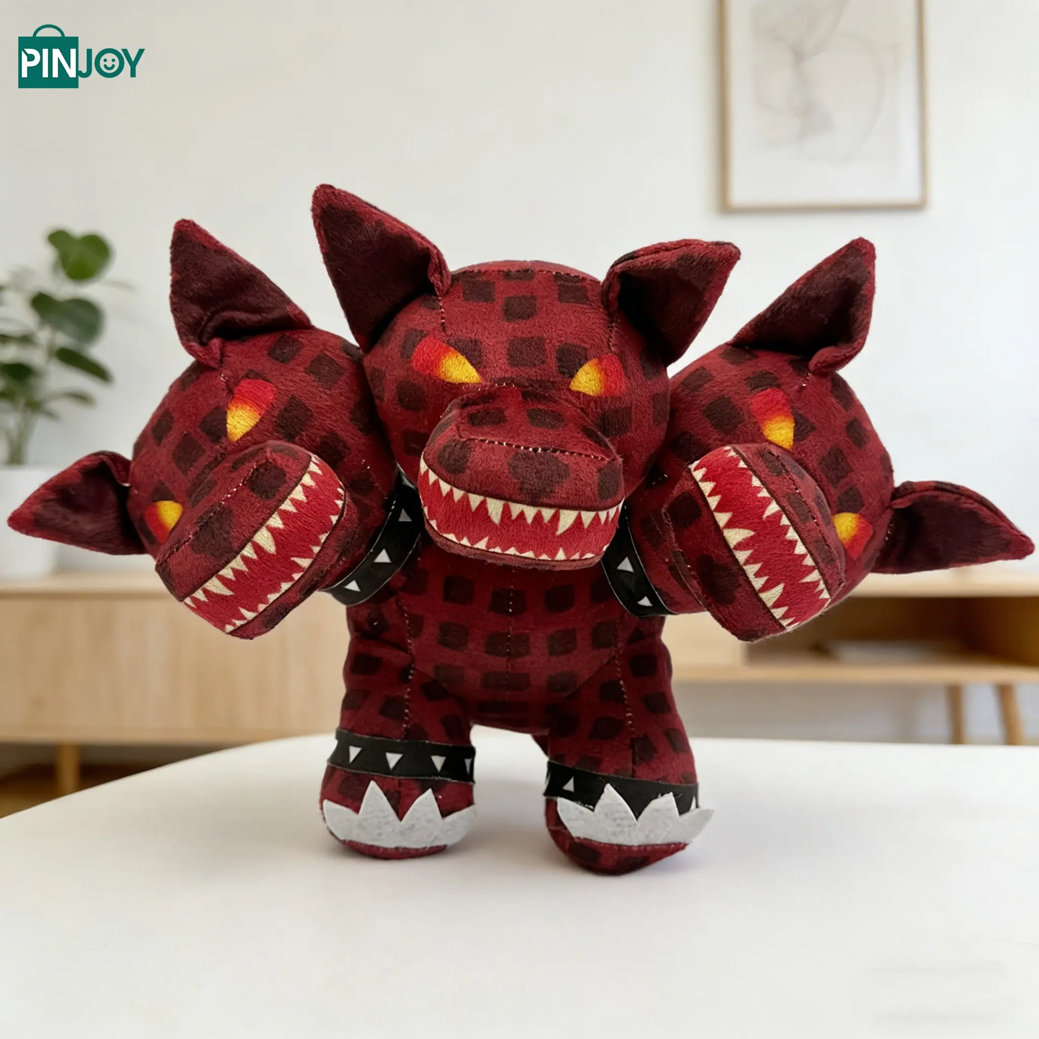 Steal a Brainrot Ultra Soft Three-Headed Monster Plush Toy, Cute Pillow ...