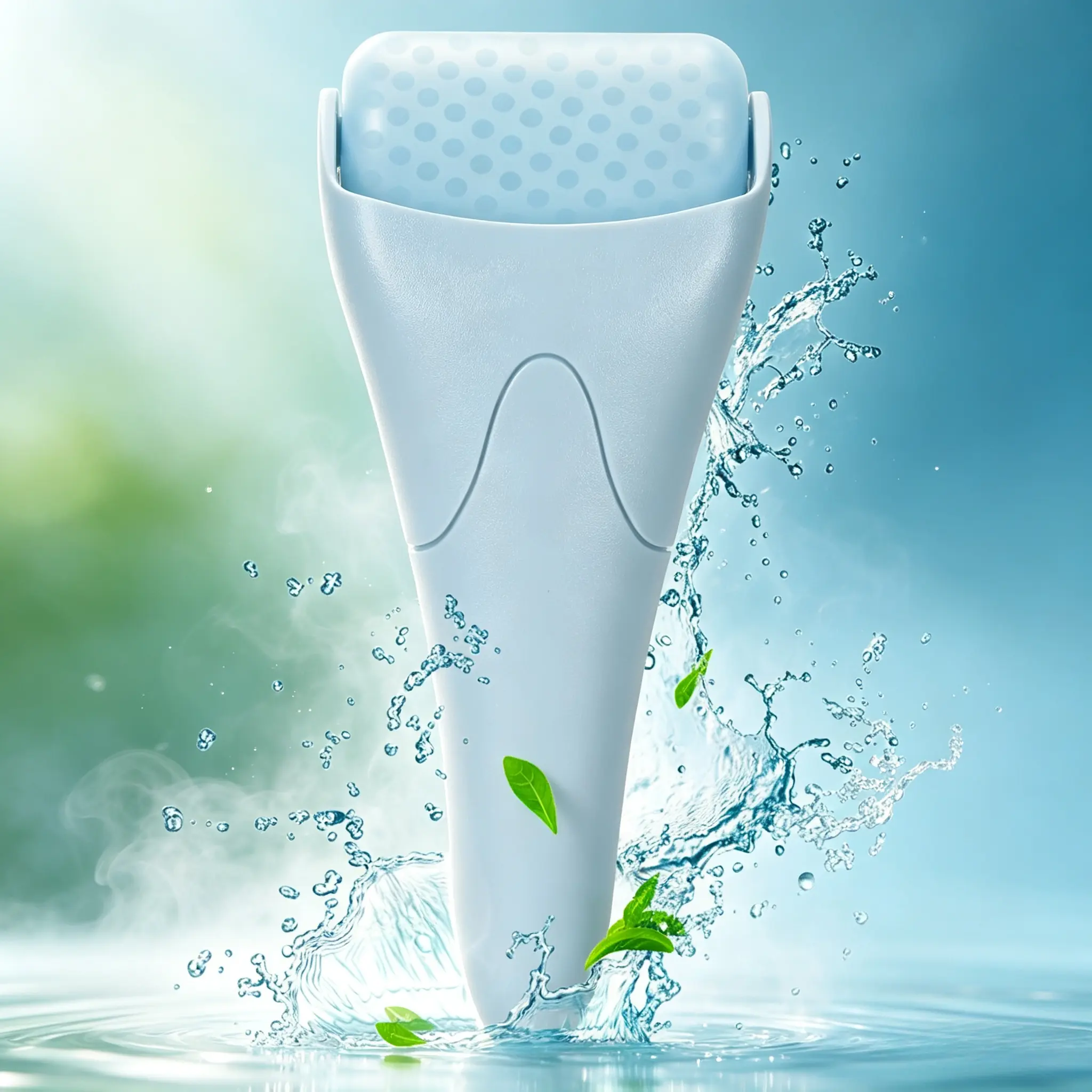 Simple Handheld Cold Therapy Roller, Long Retain Cold For Gentle Massage, Mild On Skin Reduce Redness & Puffiness, Affordable Home Face & Body Ice Beauty Tool