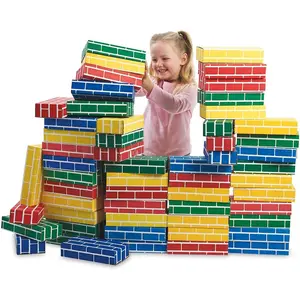 Primary Building Bricks - Kids Cardboard Blocks, Each 9" x 4" x 2" (Set of 24)fidget toys