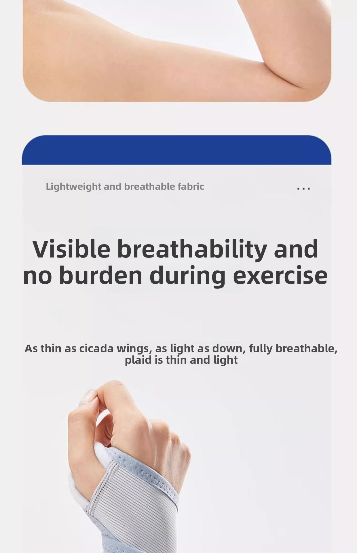 Sports Bracer Thin Strap Pressurized Stable Tendon Sheath Wrist Badminton Basketball Fitness Bracer