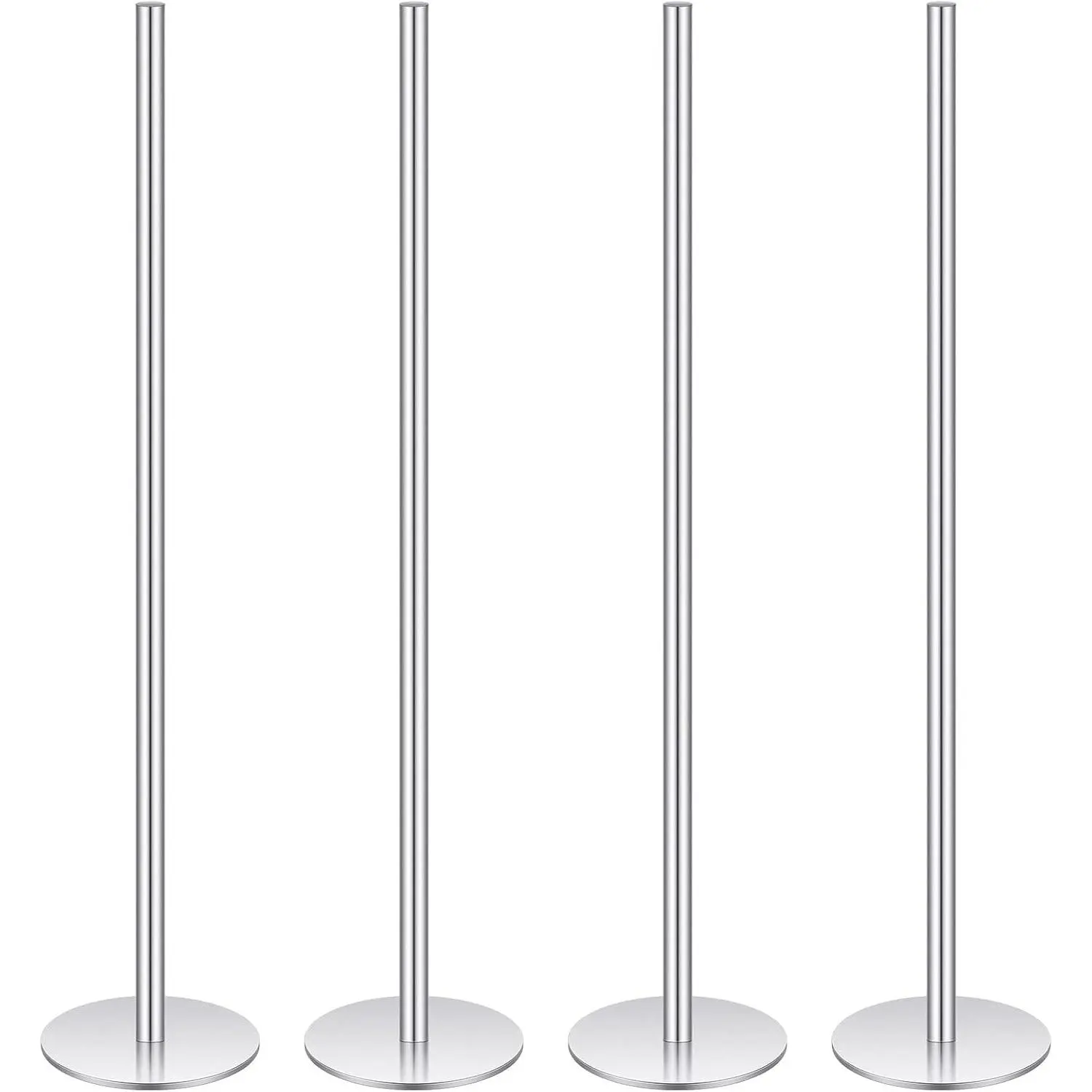Cake Heating Rod 5.71 Inch Sliver Baking Nails for Baking Stainless Steel Heating Core for Cakes Stick Supplies(4 Pcs)