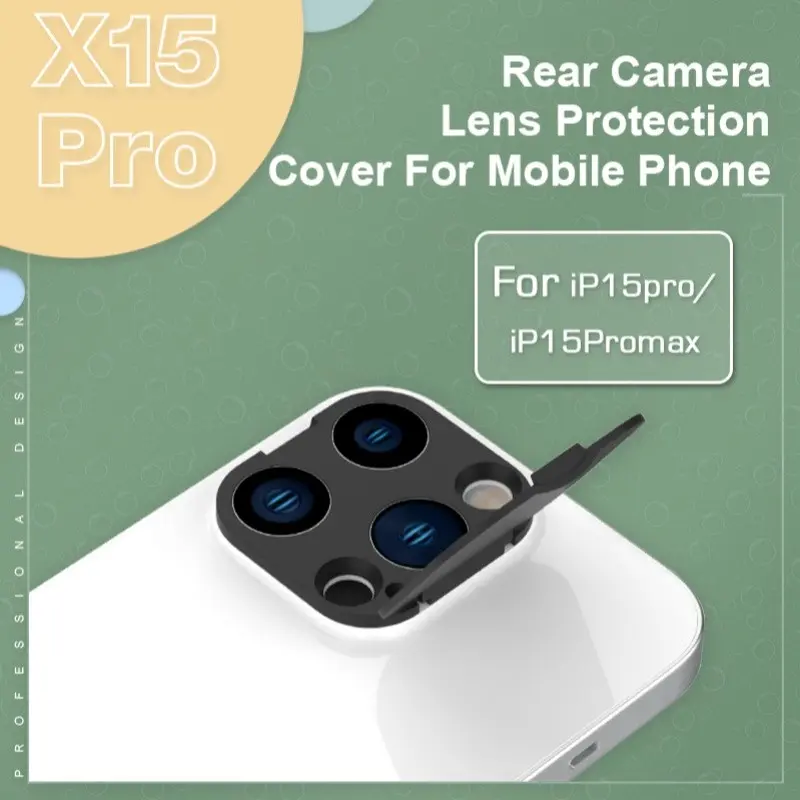 Apple 15 Pro/15 Pro Max Lens Cover, Privacy Lens Protector, Phone Camera Film Cover, Lens Protection, Secure Your Device