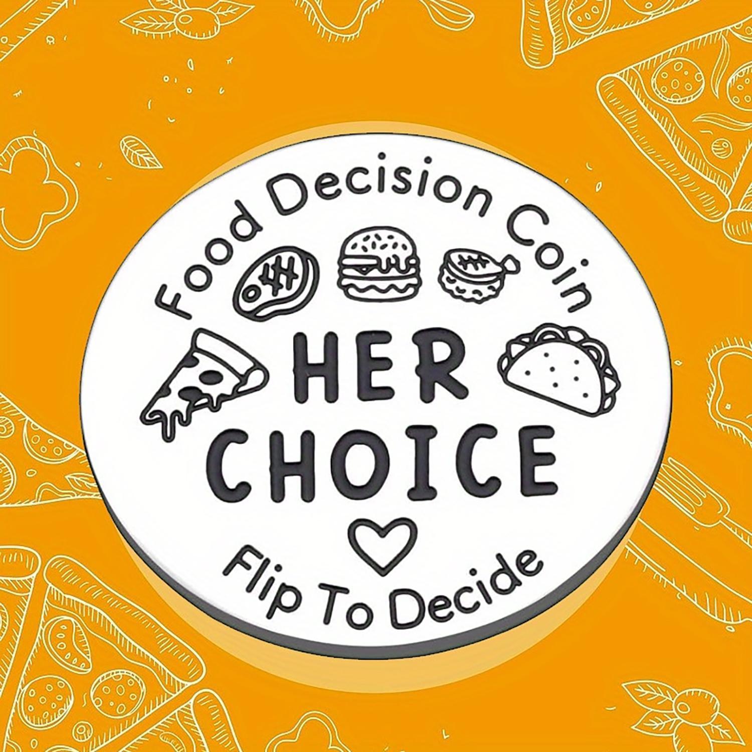 Stainless Steel Couple Choice Coin, 1 Count Couple Gift, Bridal Gift, Party Favors for Wedding Engagement Anniversary, Party Supplies