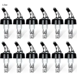 Automatic Measured Bottle Pourer - 1.5oz/45ml Quick Shot Spirit Measure Pourer Drinks Wine Cocktail Dispenser Home Bar Tools