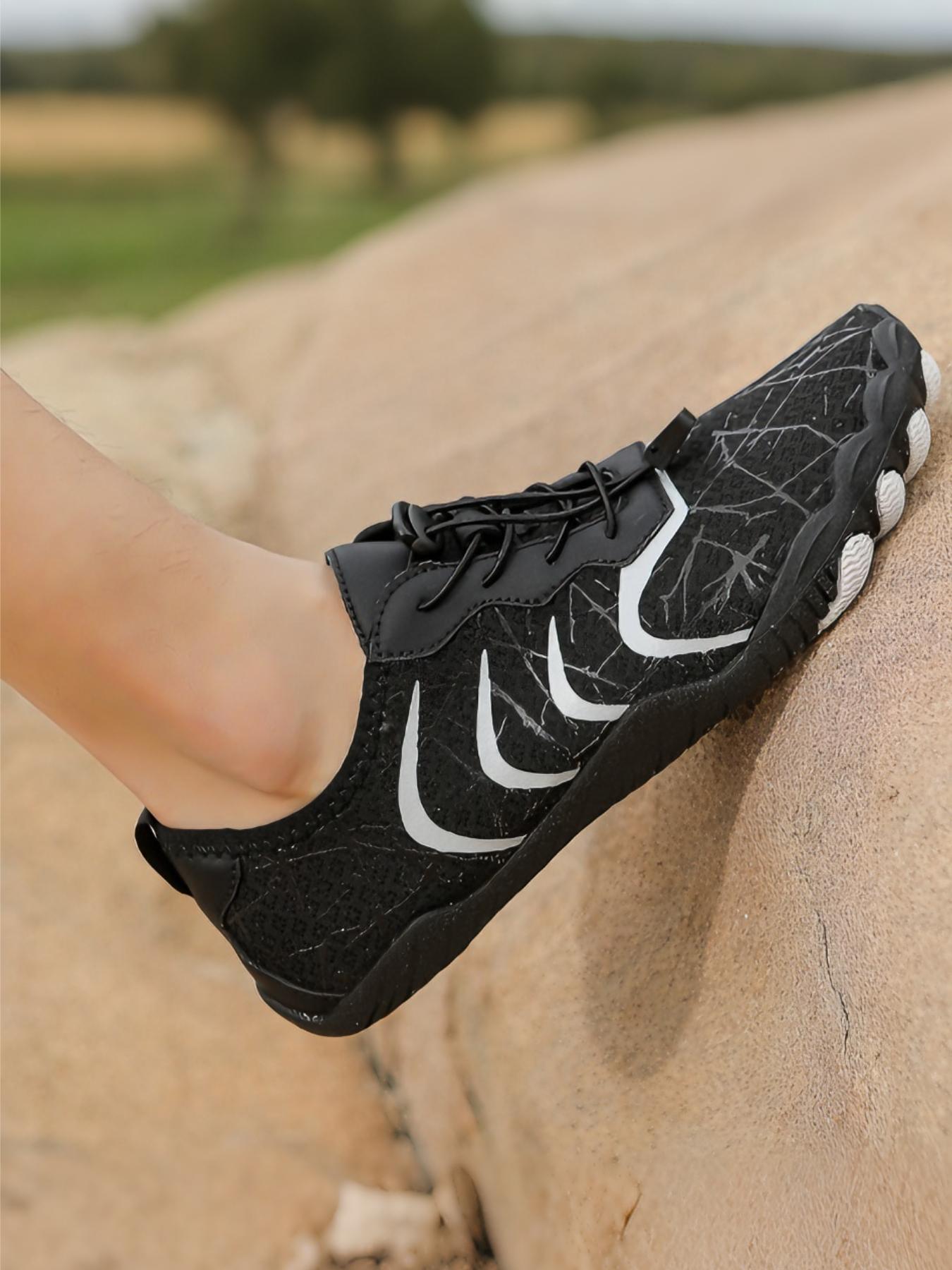 Outdoor Five-Finger Hiking Shoes, Water Beach Sandals, Barefoot Diving Single Shoe, Swimming Fitness Cycling Mountain Climbing Lightweight Breathable Sport Casual Water Shoes, Mesh Water Shoes