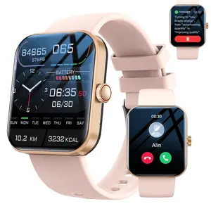 Hot HD Touch Smartwatch, Wireless Calling, Photo, Music Control, Android/iOS, Unisex, Customizable Watch Face, Alarm, Notification Reminder