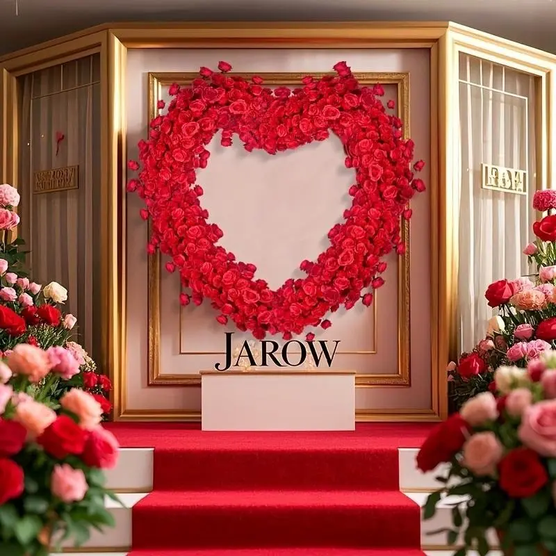 Premium Artificial Hanging Rose Floral Decoration, Realistic Hanging Drapery for Wall, Patio, Room, Garden, Wedding & Spring Decor