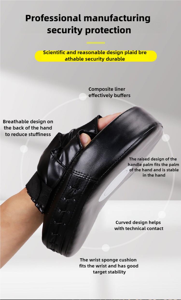 Kick Boxing Gloves Pad PU Leather Punch Target Bag MMA Karate Muay Thai Free Fight Sanda Training Equipment