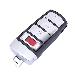 NBG009066T Car Key Fob Keyless Control Entry Remote 315Mhz Vehicles Replacement Compatible with Passat 2006-2013 Passat / 2009-2015 CC 3+1 Button